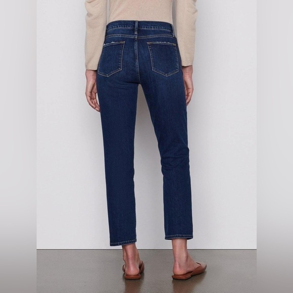 FRAME Le High Straight Jeans // Rosalie - Picture 3 of 12